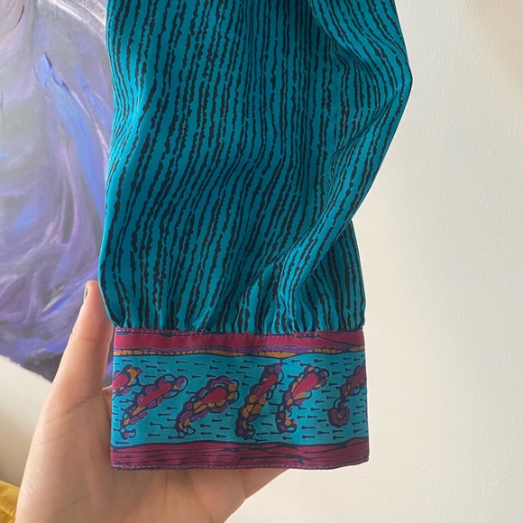 Vintage cropped button down shirt - Picture 5 of 6